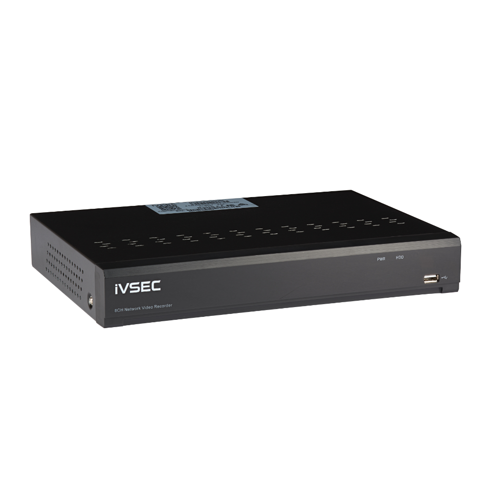 Ivsec NR316XD NVR 16 Chan Nels 12MP 16 X POE Ports 2 Bays H265 4K Hdmi Ivs