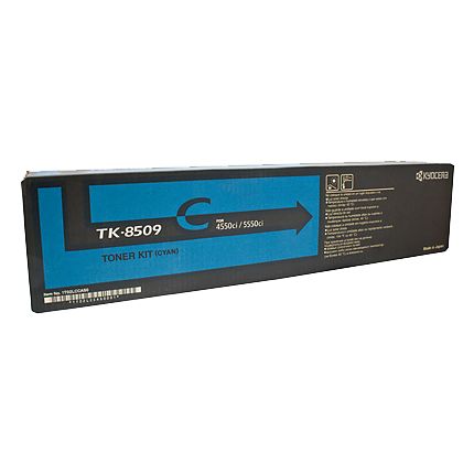 Kyocera TK-8509C Cyan Toner 20K for Taskalfa 455XCI/555XCI