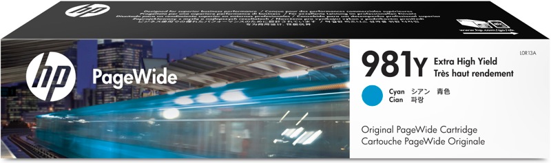 Hp 981Y Cyan Original Page Wide Crtg 16K