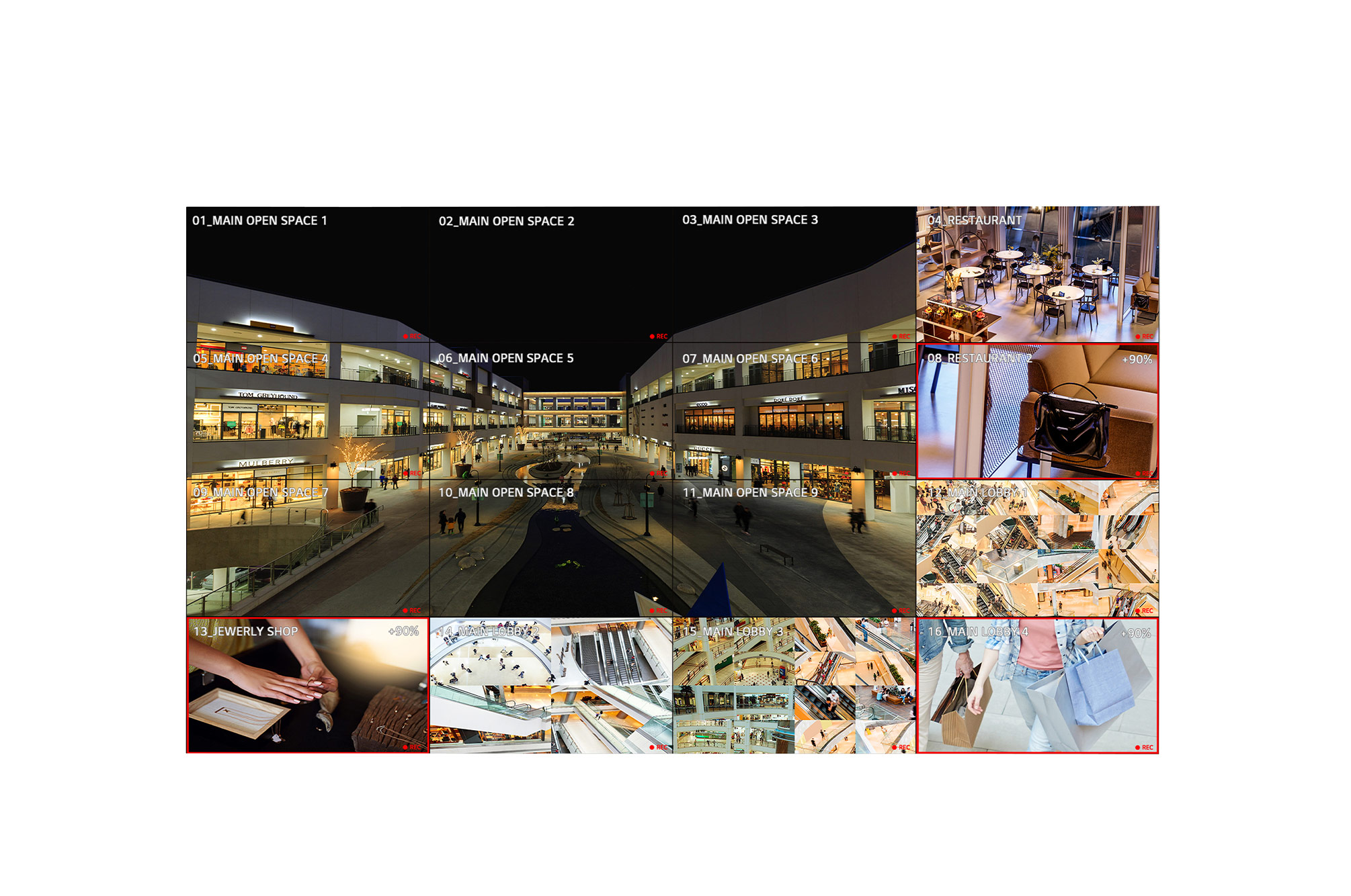 Lg 55" 55VSH7 Fhd Ultra Narrow 0.44MM 700NITS 1100:1 Contrast Video Wall Panel