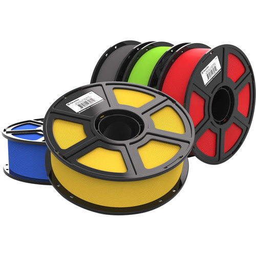 MakerBot Sketch Filament 5 Pack: Red Yellow Green Blue Gray