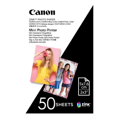 MPPP50 Mini Photo Printer - 50 Sheets - ZP-2030-50 - Zinc