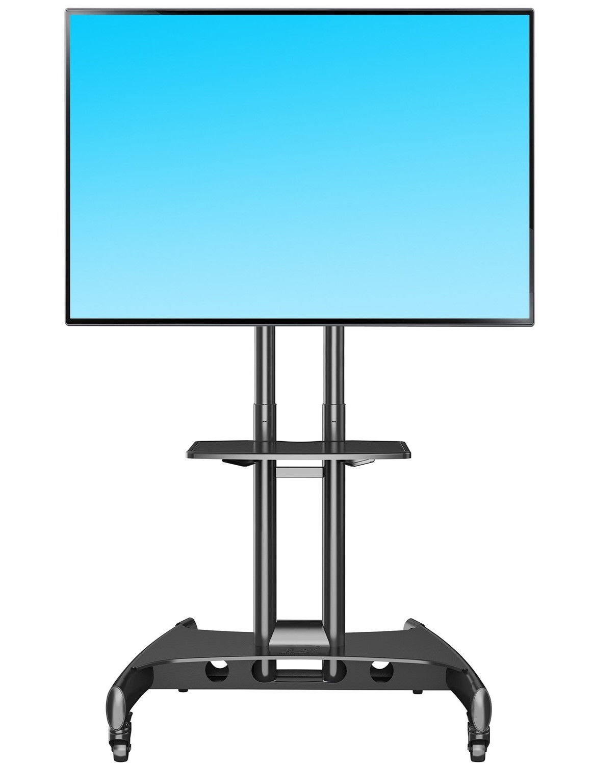 Height Adjustable Trolley for Tv Screen Size 40"-65" Max 45.5KG