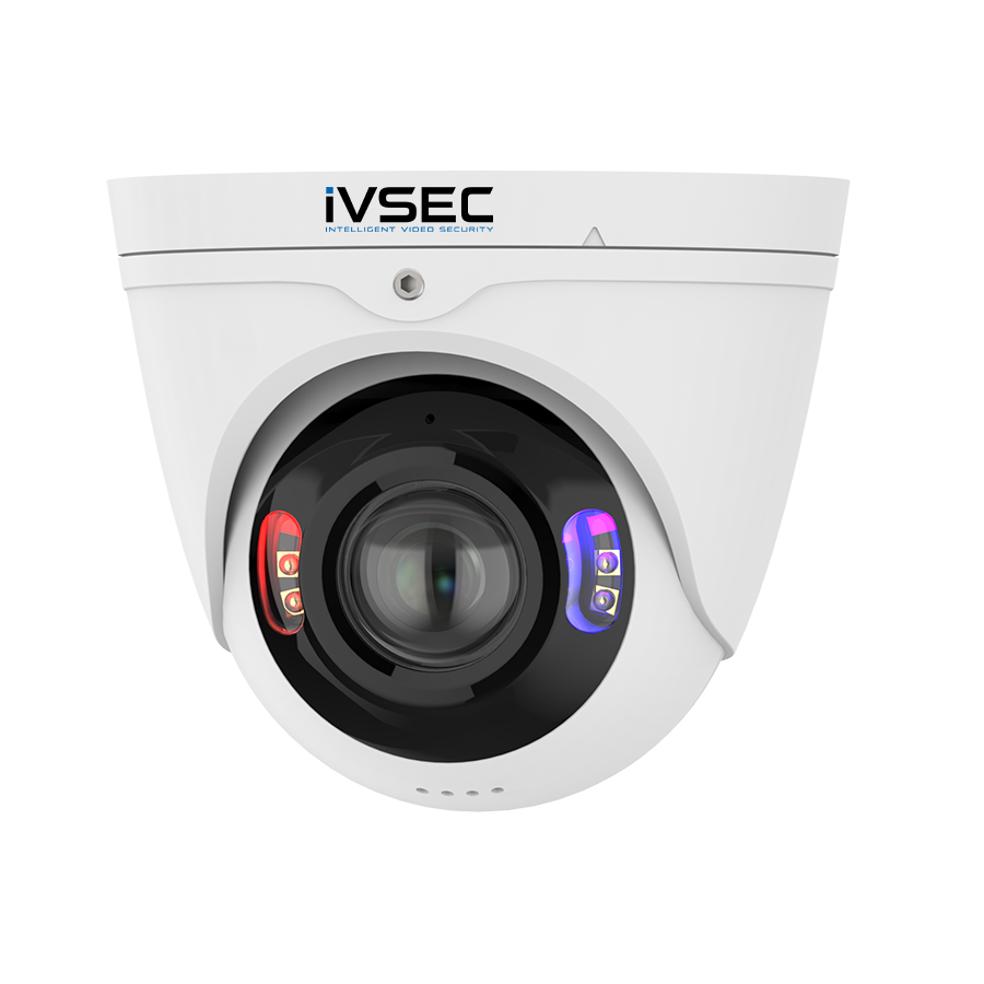 Ivsec Eyeball IP Camera 8MP Panoramic 2.8MM Fixed Lens 30FPS Adv Det Adv Ivs