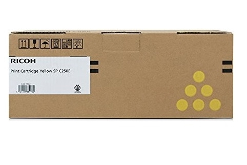 Ricoh 407550 Print Cartridge Yellow Sp C250S SPC250DN /SPC250SF 1.6K