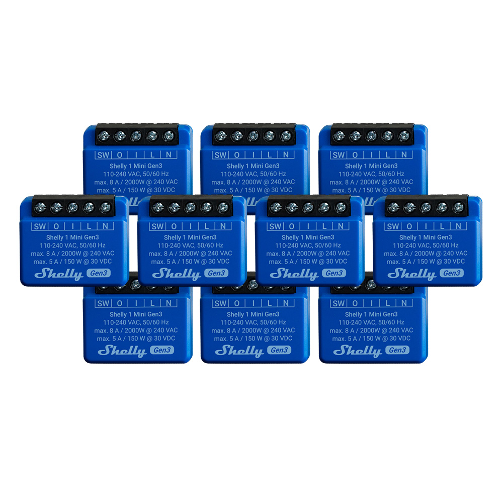 Shelly 1 Mini Gen 3 (Kits)
