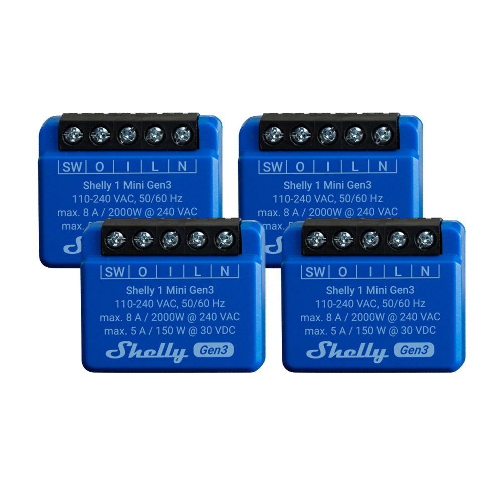 Shelly 1 Mini Gen 3 (Kits)