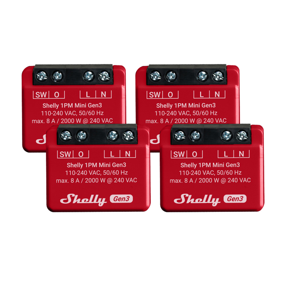 Shelly 1PM Mini GEN3 (Kits)
