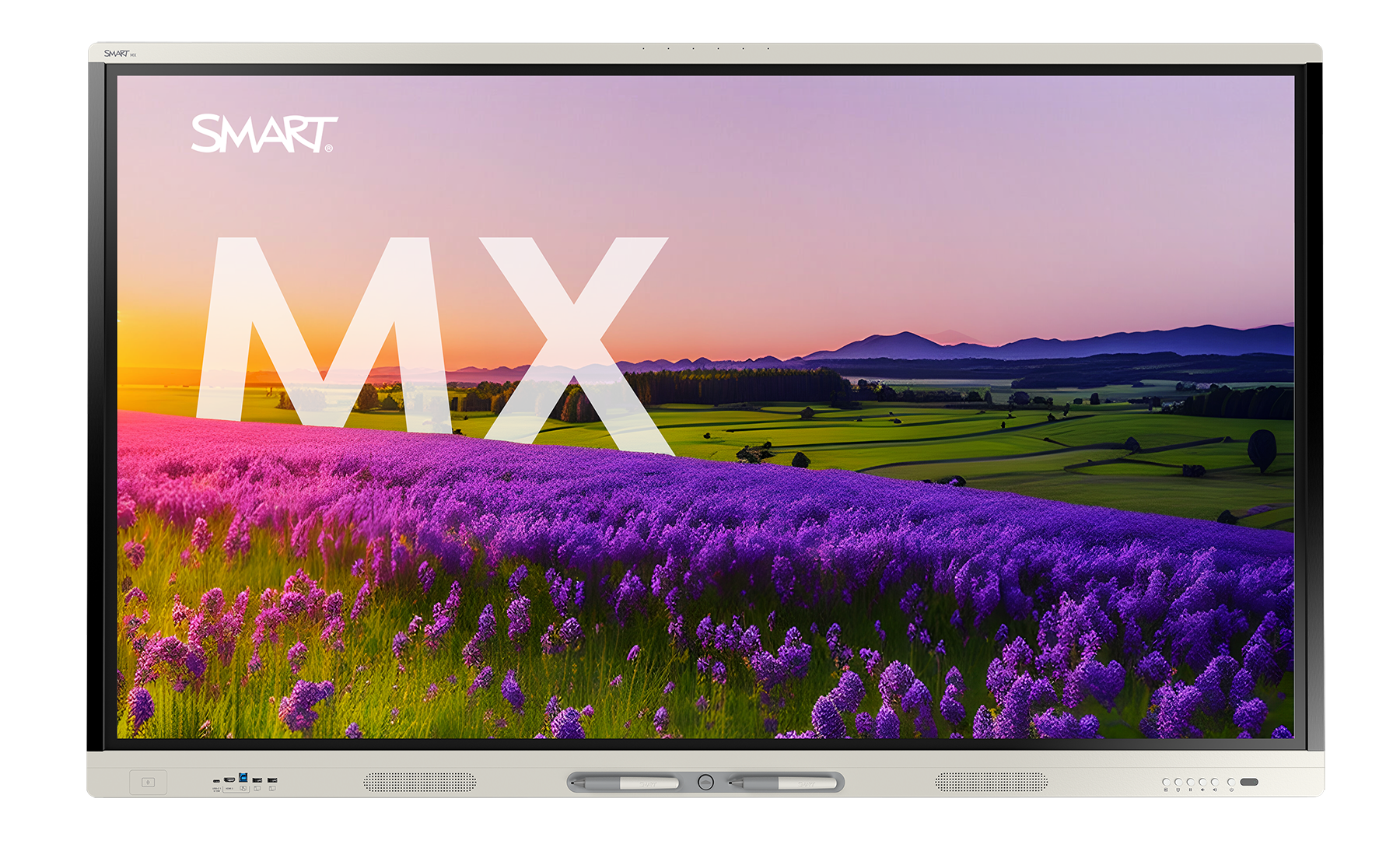 SMART Board MX055-V5 interactive display with iQ 5Y Assure