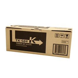 TK-584K Black Toner Kit Yield 3.5K for FS-C5150DN