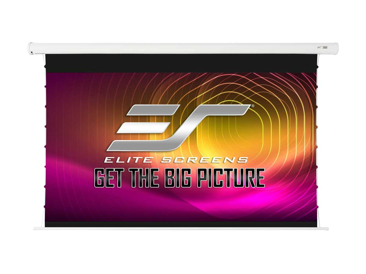 Elite Screens 100" Vmax Tab Tension 16:9 White Case