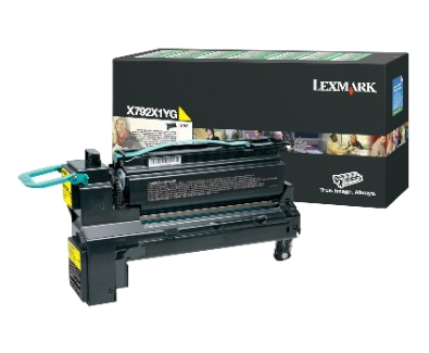 Lexmark Extra High Yield Return Programme Print Cartridge for X792 Printer Series 20 000 Pages Yield Yellow