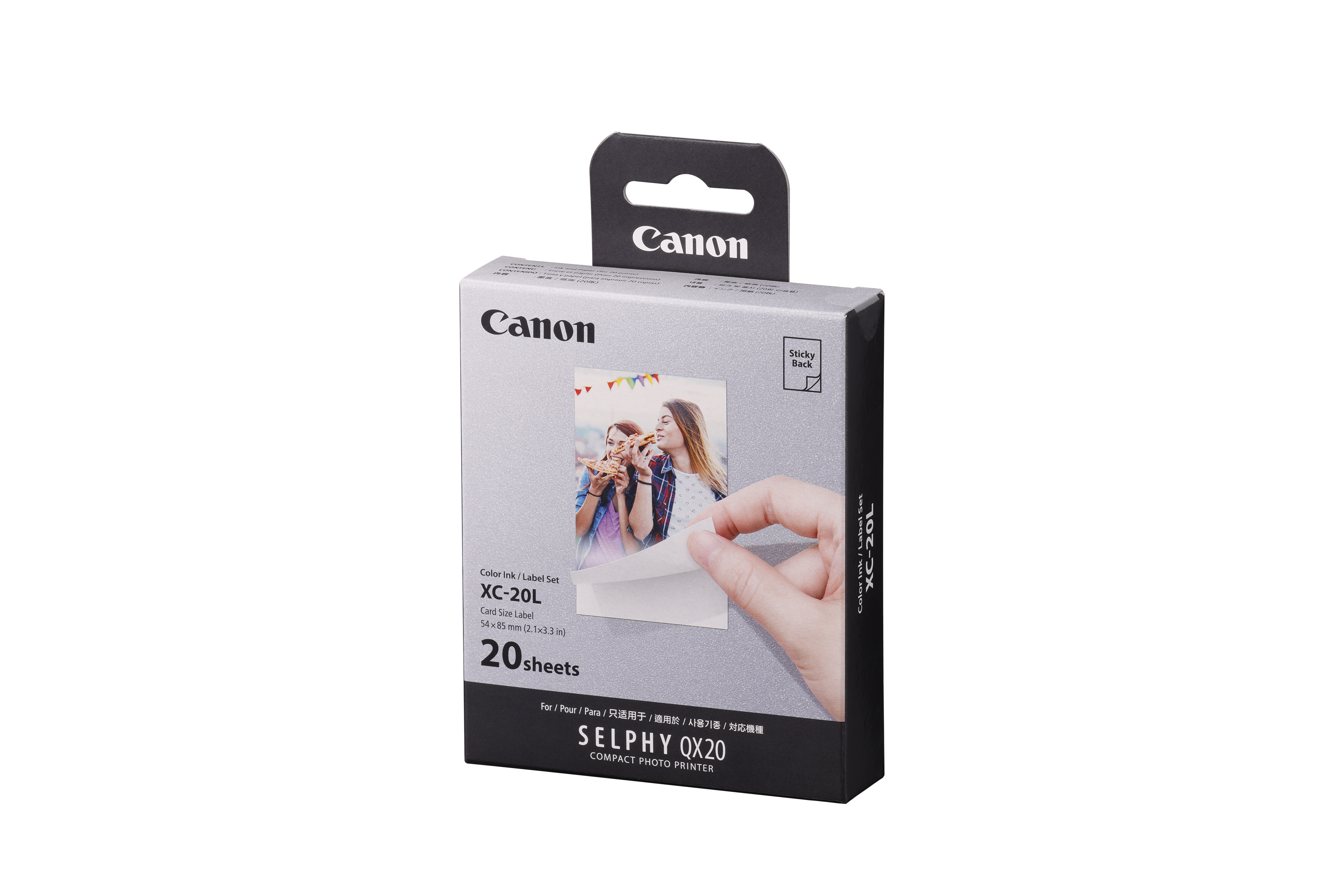 Canon XC-20L Card Size Label for QX20 - 20 Sheets