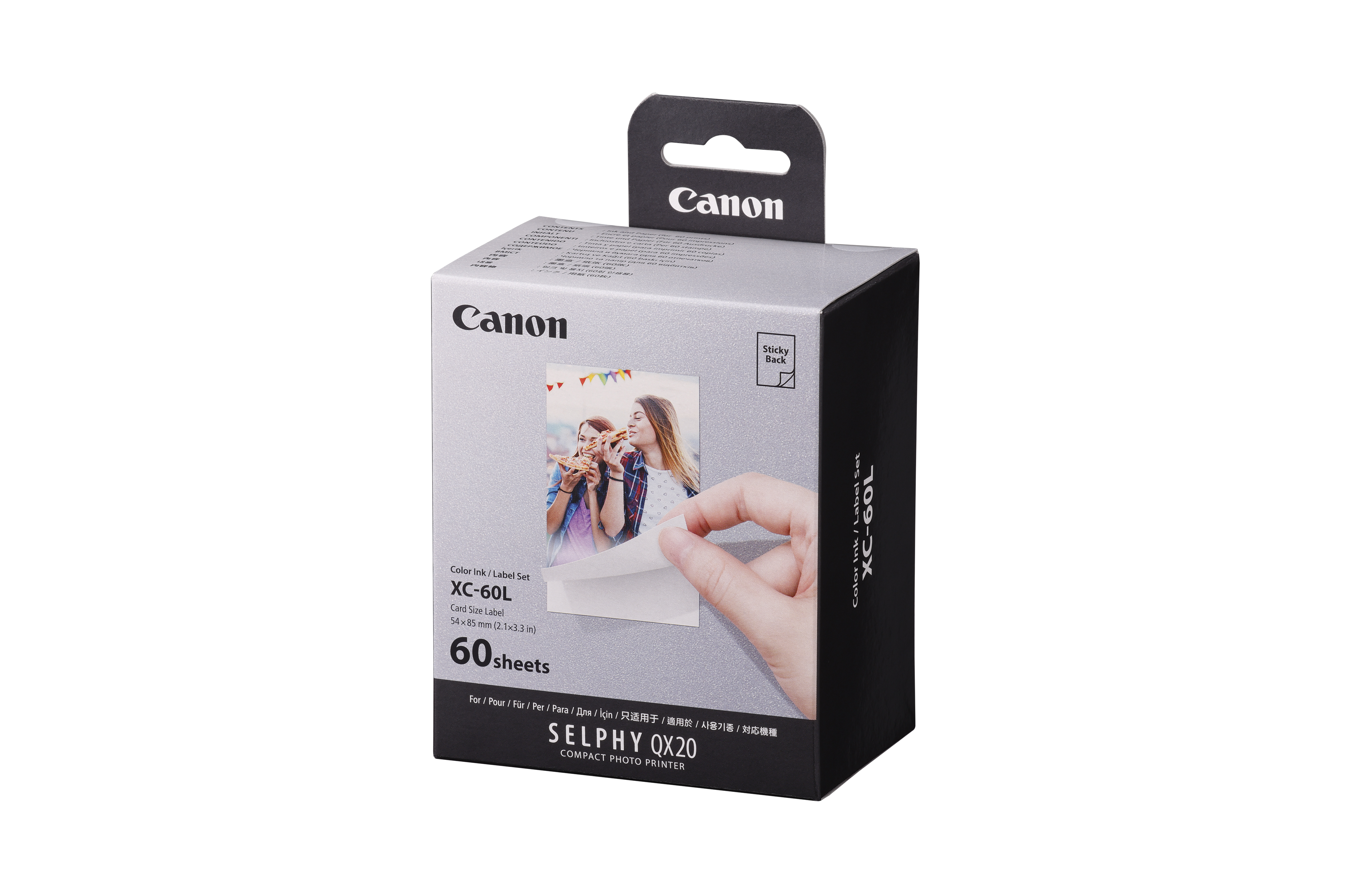 Canon XC-60L Card Size Label for QX20 - 60 Sheets