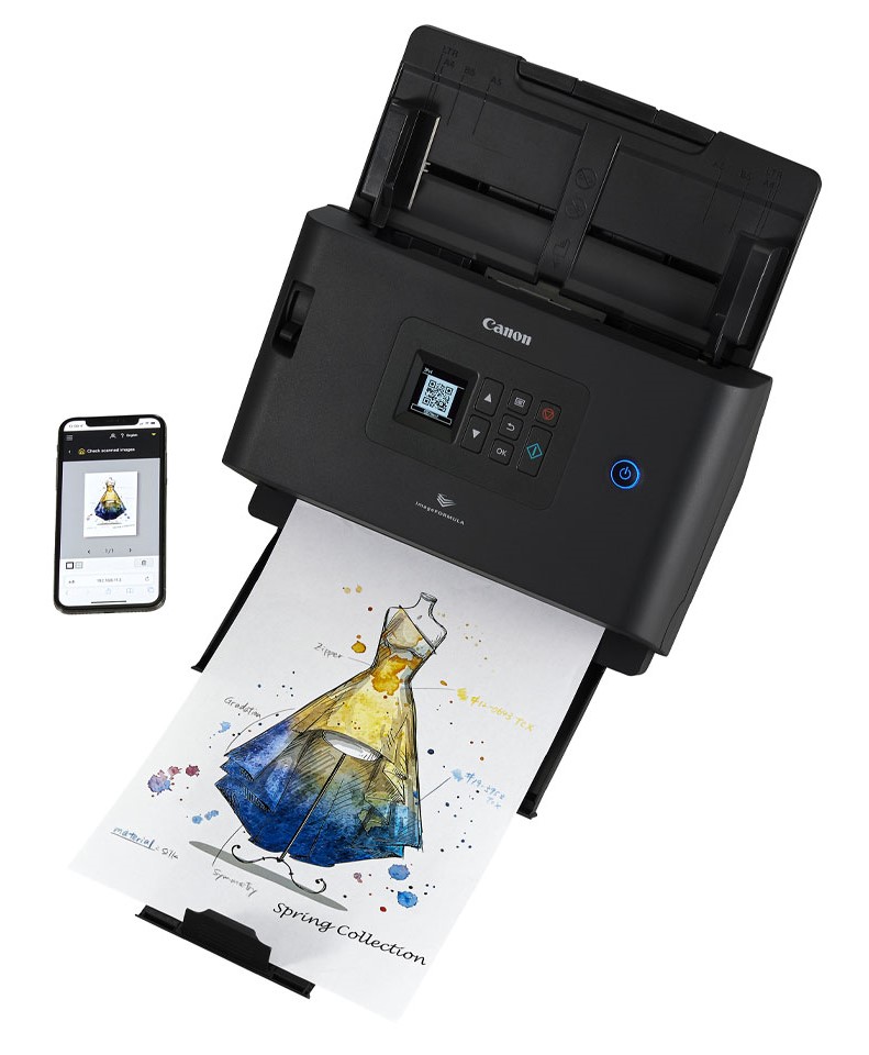 Canon DR-S250N A4 50PPM Docume Nt Scanner with 60 Sht Adf