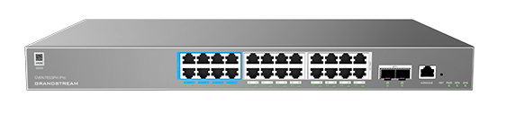 Enterprise Layer 2+ Managed POE Network Switch 24 X Gige 2 X Sfp+ 400 Watt POE++