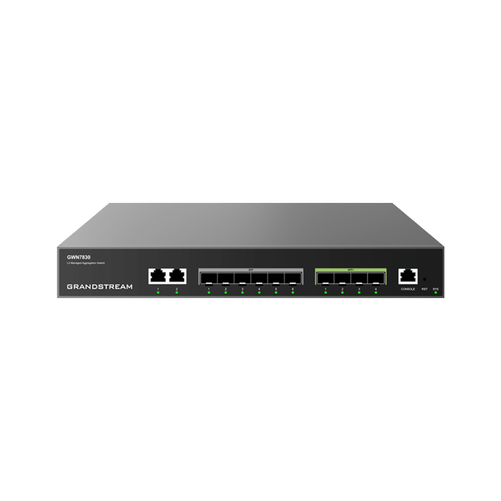 Enterprise Layer 3 Managed Aggregation Switch 6 X Sfp 4 X Sfp+ 2 X Gige
