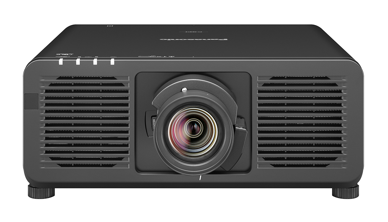 Panasonic PT-REQ10BE 10000 Lumens 1DLP 4K 10000:1 Contrast - Black with Std Lens