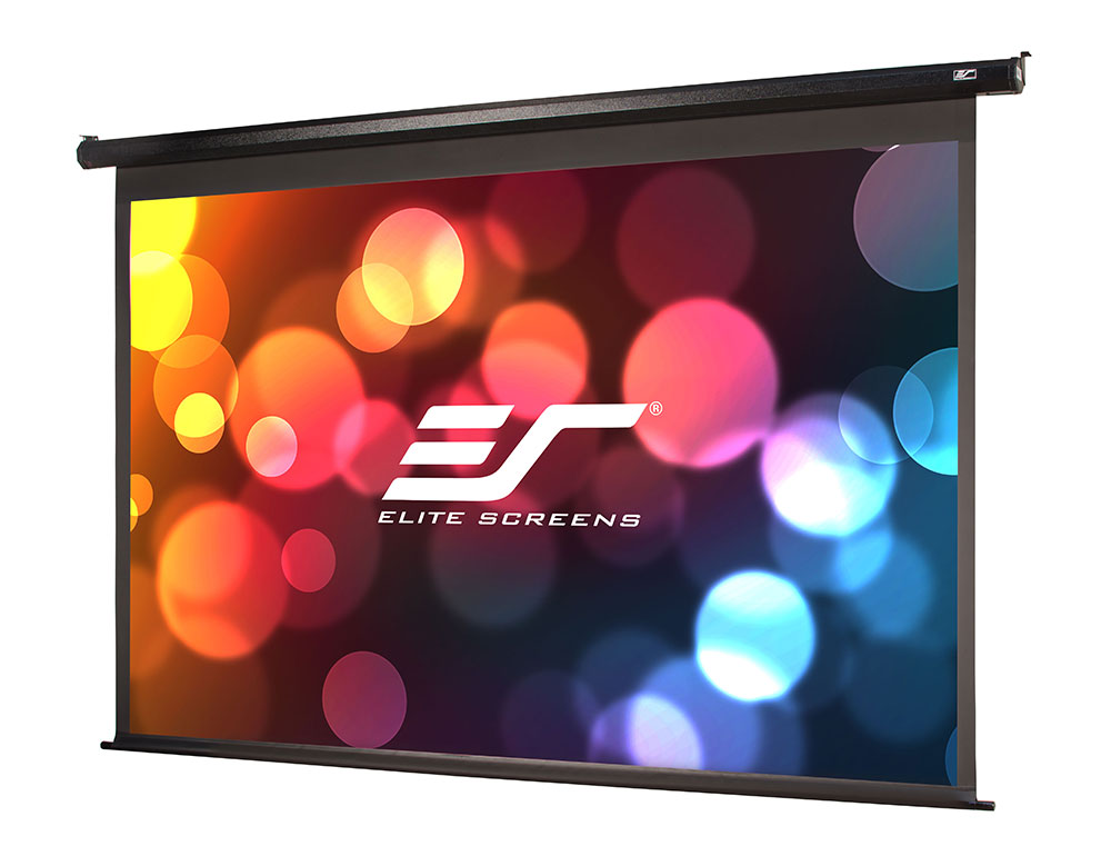 110" Motorised 16:9 Projector Screen Floating Wall Mount Ir Rf & 12V Powermax Pro